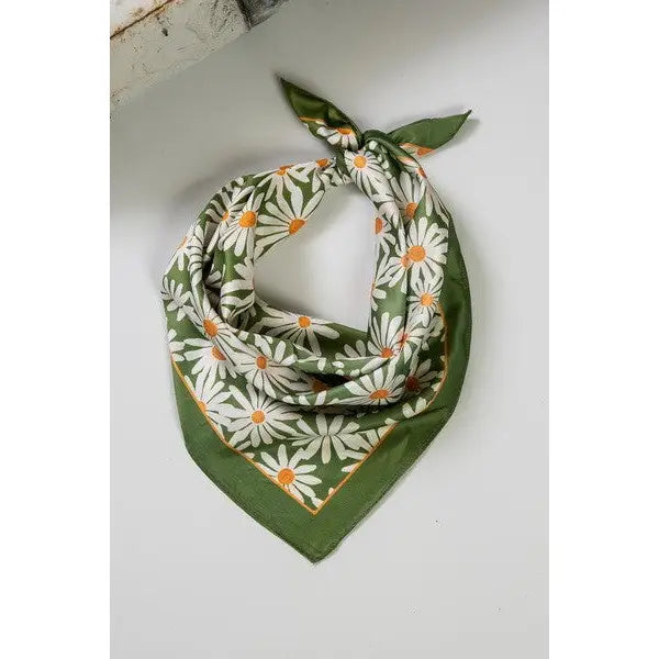The Garden Girl Silk Floral Scarf
