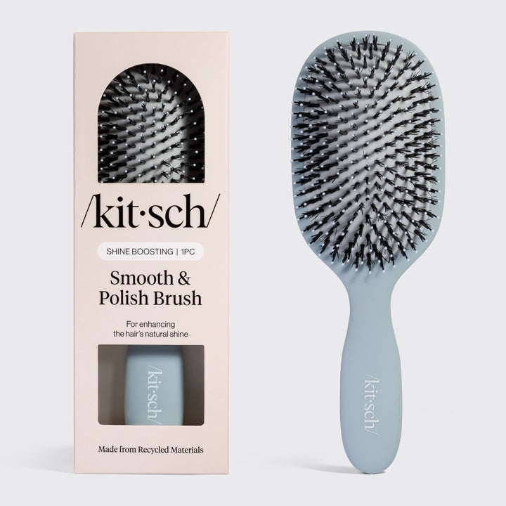 The Smooth & Polish Brush in Haze Blue by KITSCH
