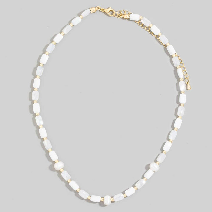 The Rectangle Beads Chain Necklace