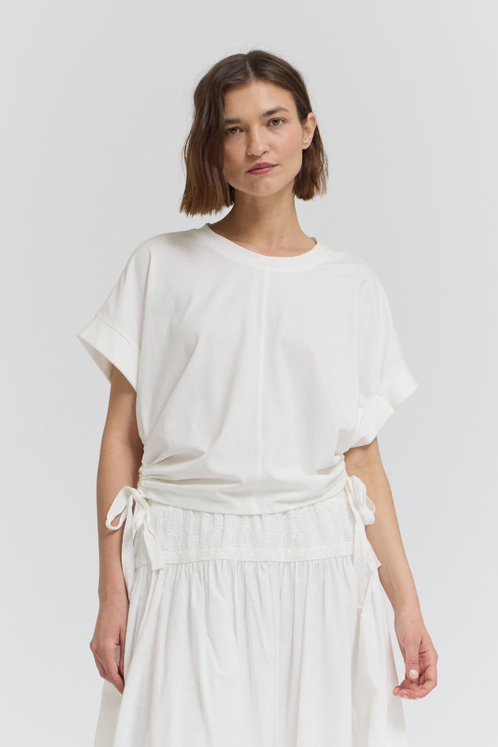 The Only One Side Tie Scrunch Tee