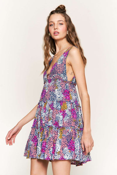 The Coming Up Daisies Floral Print Mini Dress