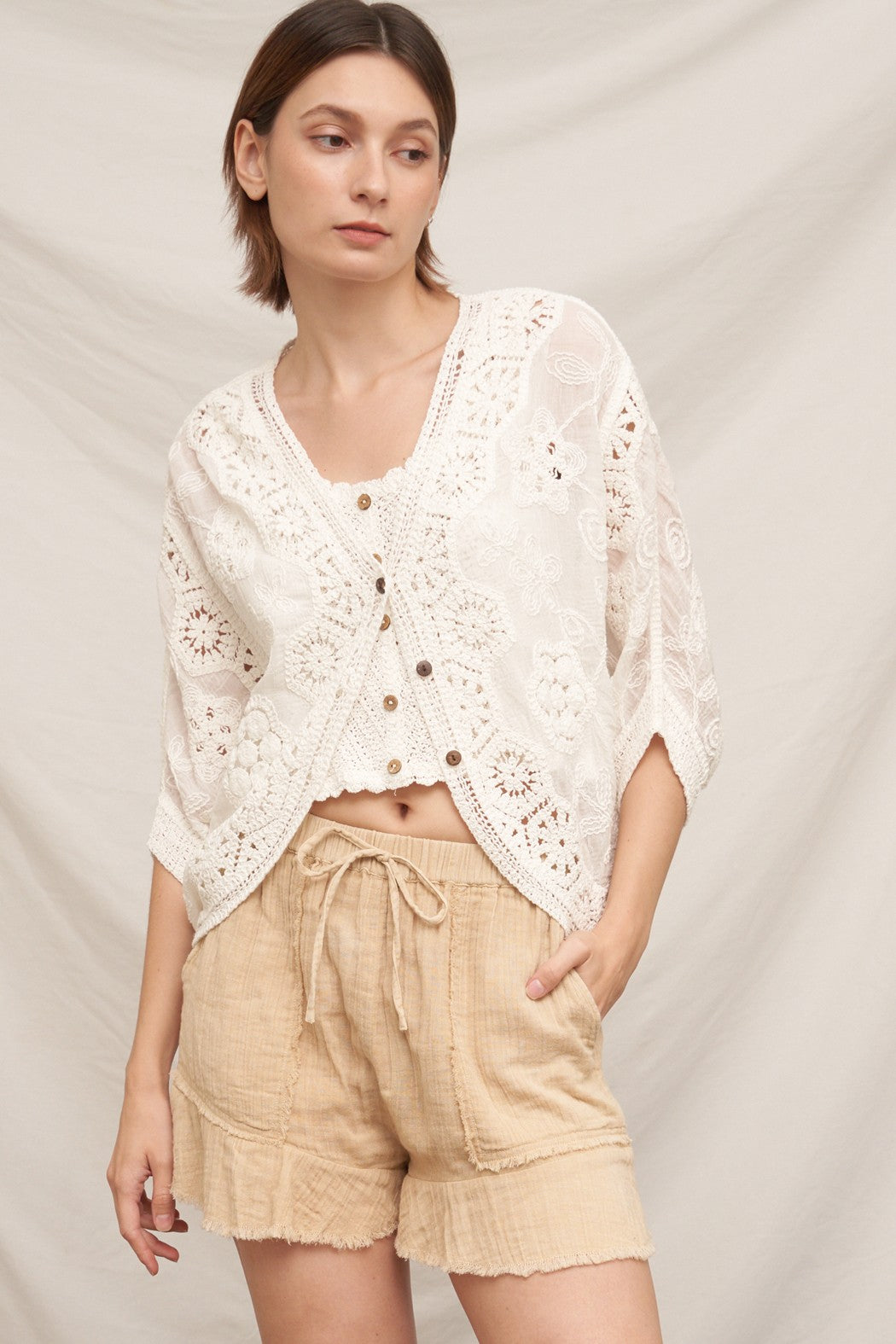 The Boho Breeze Crochet Cardigan