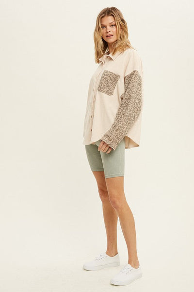 The Wild One Leopard Print Shacket