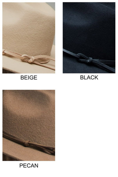 The Ruggine Fine Wool Wide Brim Hat