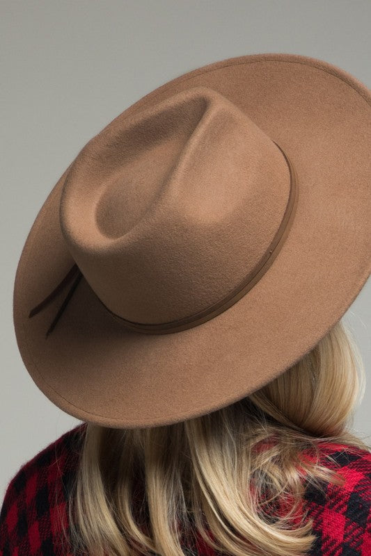 The Ruggine Fine Wool Wide Brim Hat