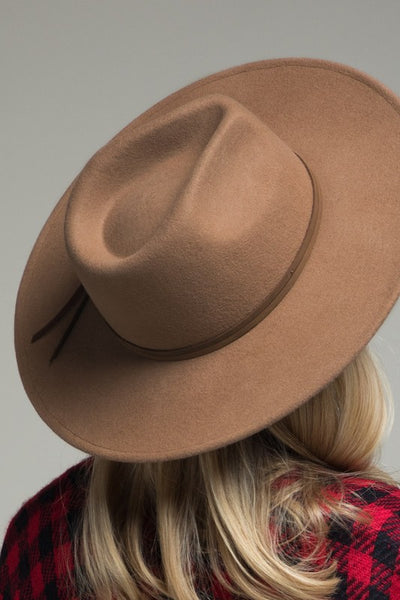 The Ruggine Fine Wool Wide Brim Hat