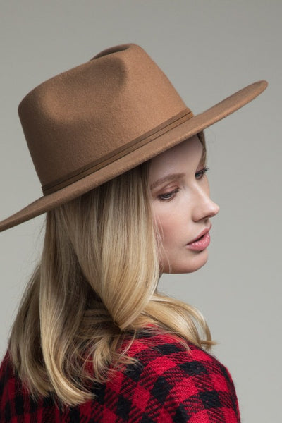 The Ruggine Fine Wool Wide Brim Hat