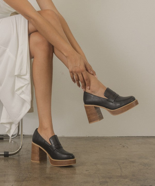 The Hannah Classic Platform Loafers