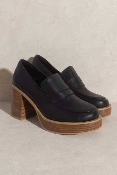The Hannah Classic Platform Loafers