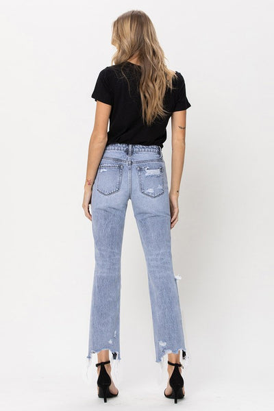 The Ciara Super High Rise 90s Straight Leg Jeans