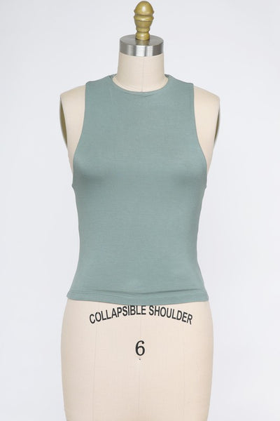 The Danielle Sleeveless High Neck Top