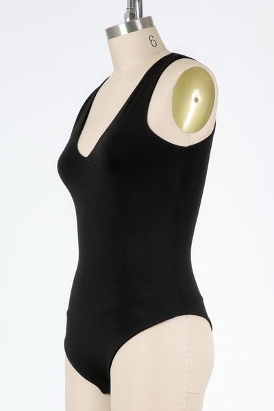 The Adlynn V-Neck Sleeveless Bodysuit
