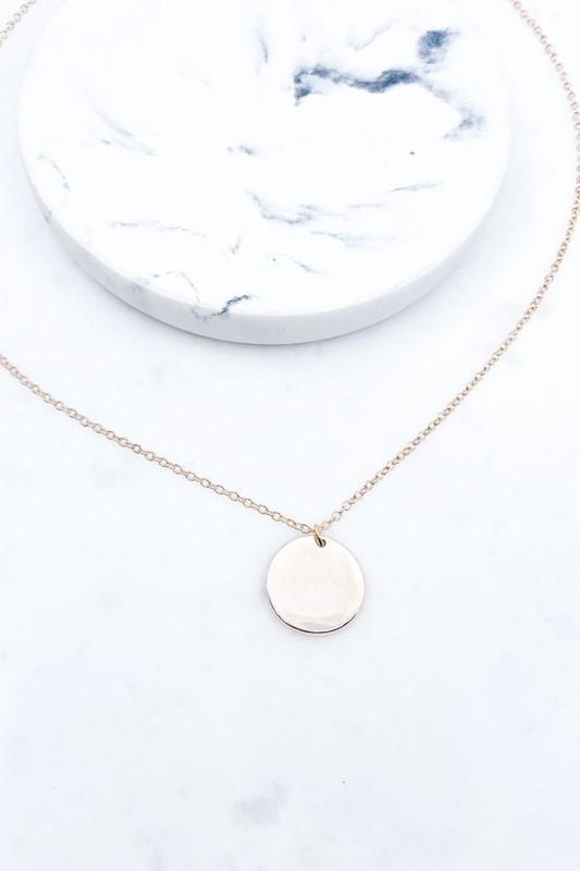 Coin Medallion Necklace