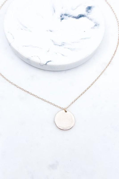 Coin Medallion Necklace