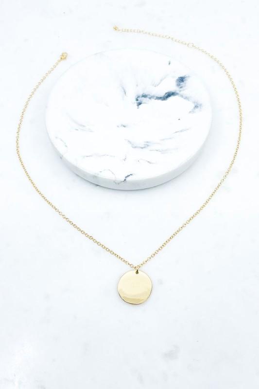 Coin Medallion Necklace