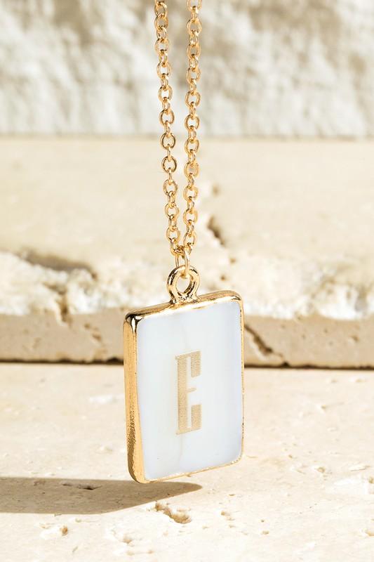 The Acrylic Letter Necklace