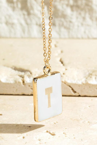 The Acrylic Letter Necklace