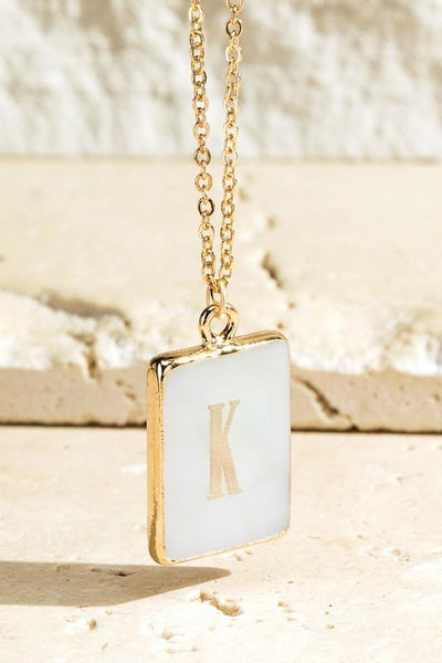 The Acrylic Letter Necklace