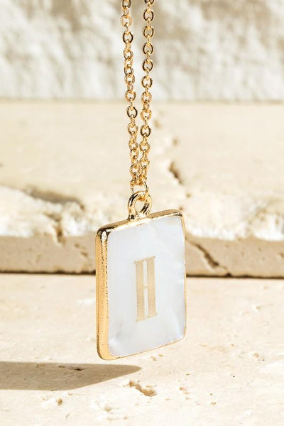 The Acrylic Letter Necklace