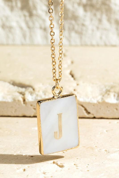 The Acrylic Letter Necklace