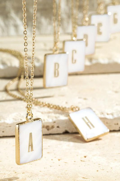The Acrylic Letter Necklace