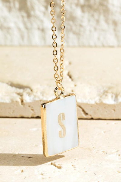 The Acrylic Letter Necklace
