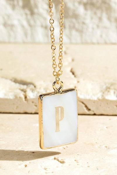 The Acrylic Letter Necklace