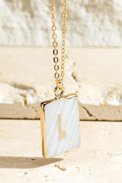 The Acrylic Letter Necklace