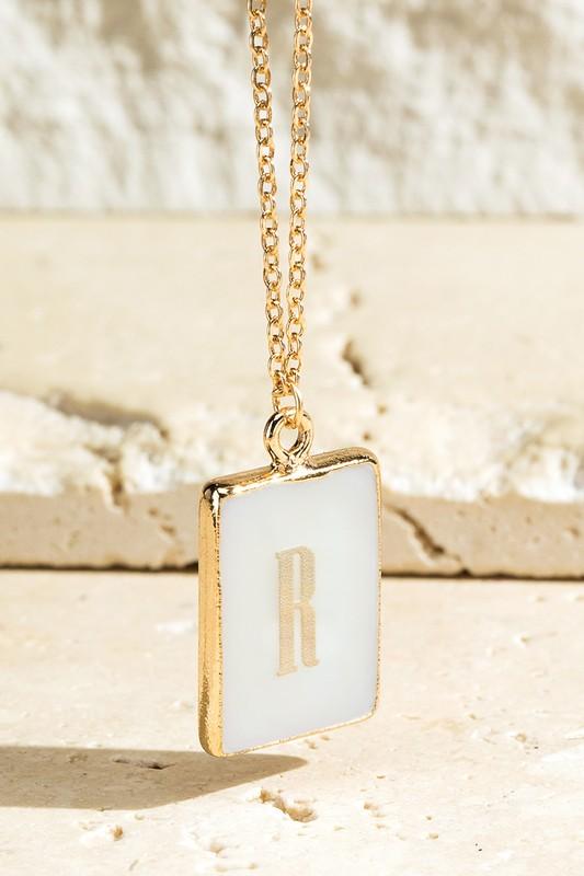 The Acrylic Letter Necklace