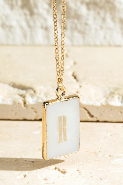 The Acrylic Letter Necklace