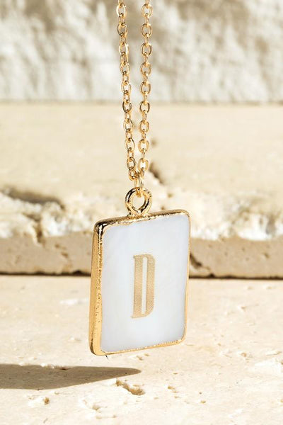 The Acrylic Letter Necklace