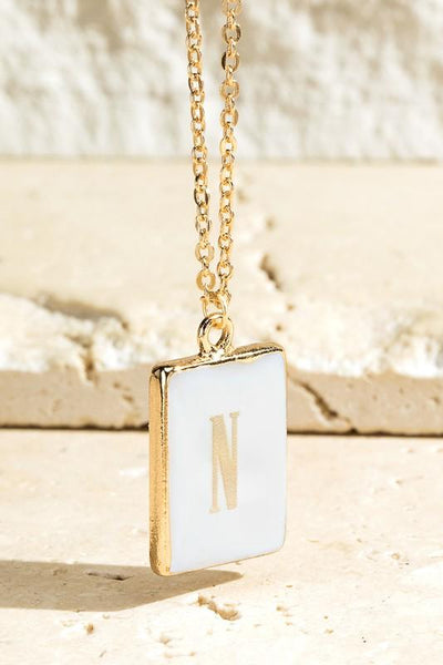 The Acrylic Letter Necklace
