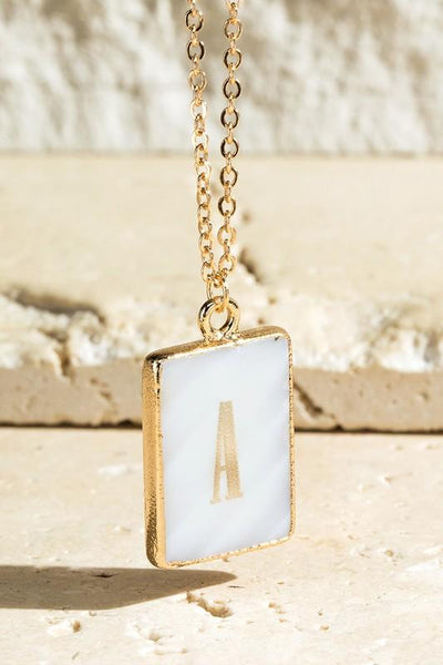 The Acrylic Letter Necklace