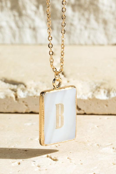 The Acrylic Letter Necklace