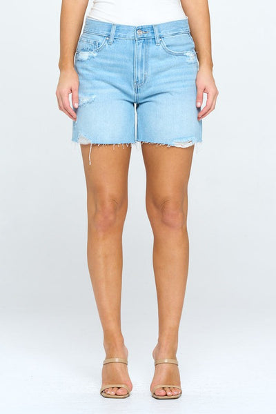 The Gianna Mid Rise Cutoff Jean Shorts
