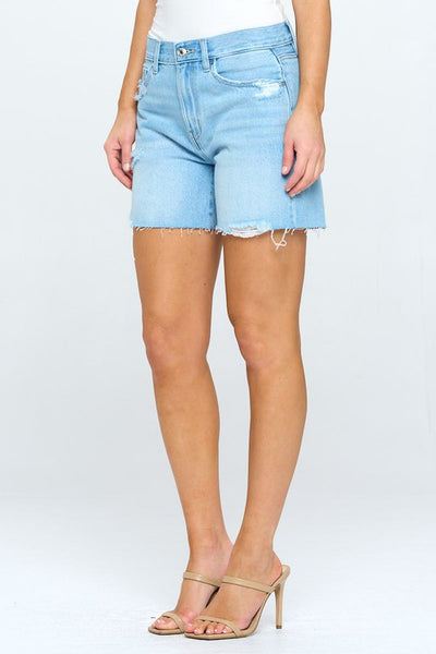 The Gianna Mid Rise Cutoff Jean Shorts