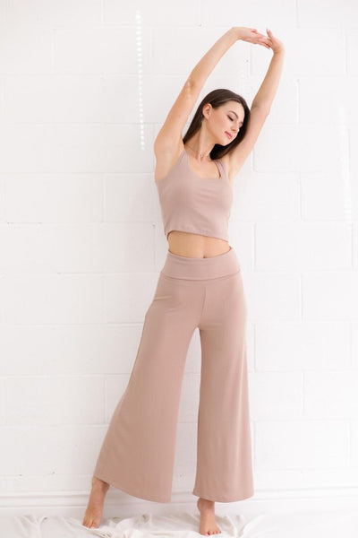 The Kamryn Ribbed Wide Leg Pants