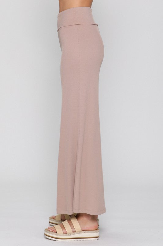 The Kamryn Ribbed Wide Leg Pants