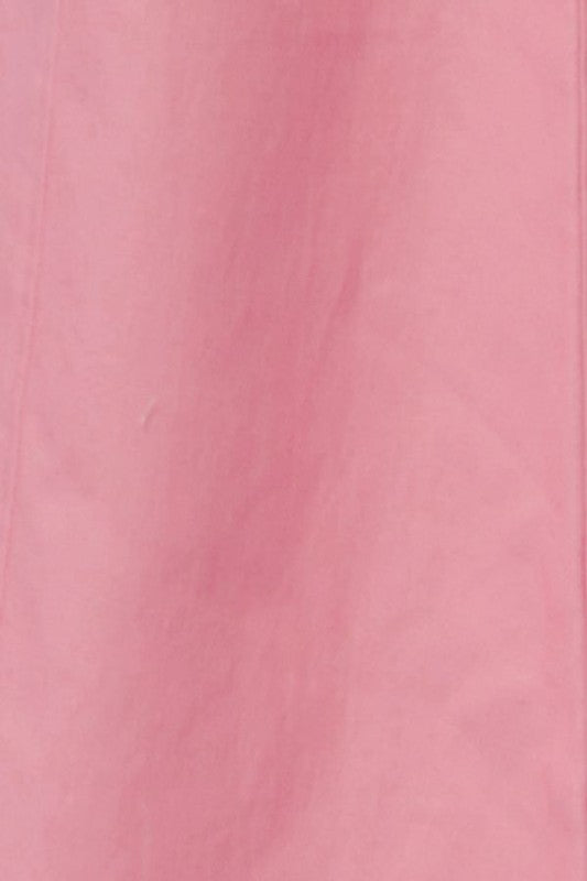 The Lindsay Dusty Pink Solid Cotton Flare Pants