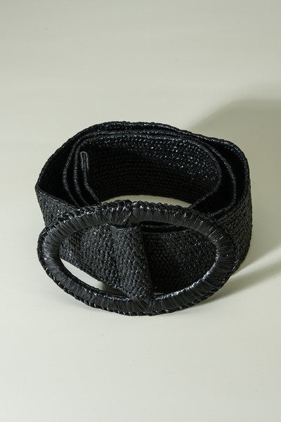 The Oval Buckle Woven Belt