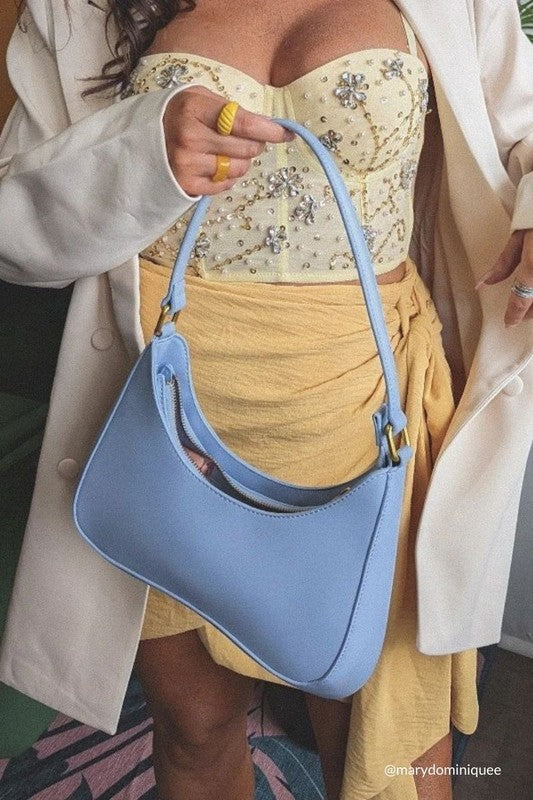 The Yvonne Recycled Vegan Leather Shoulder Bag
