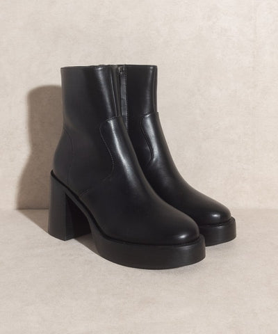 The Alexandra Black Platform Boots