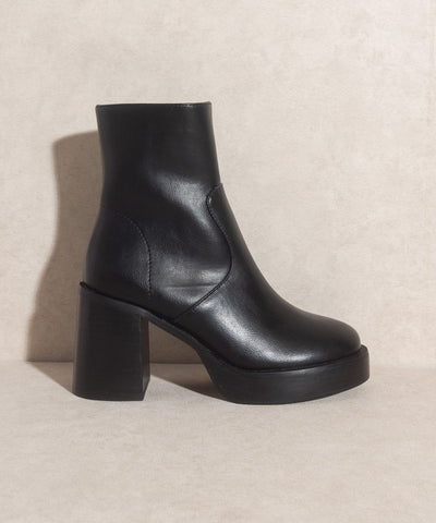 The Alexandra Black Platform Boots