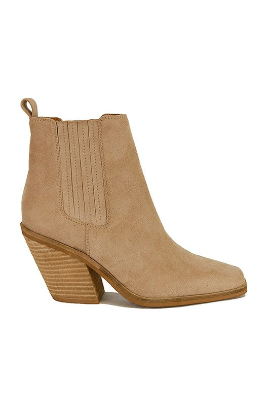 The Bronda Suede Ankle Boots
