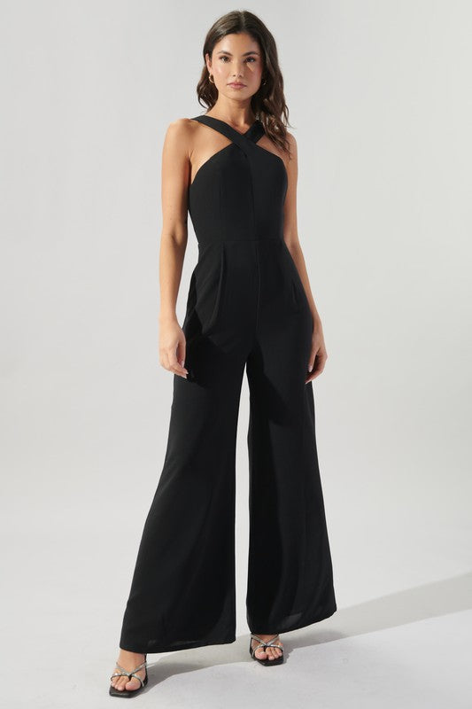 The Caline Cross Neck Jumpsuit