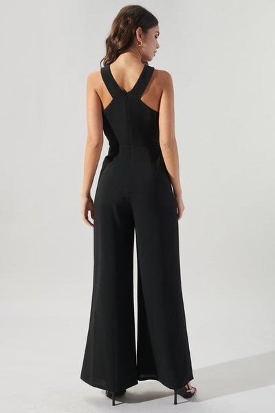 The Caline Cross Neck Jumpsuit