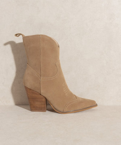The Ariella Tan Western Boot