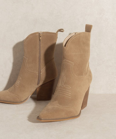 The Ariella Tan Western Boot