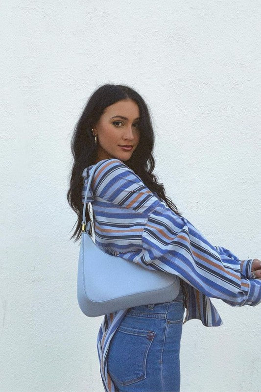 The Yvonne Recycled Vegan Leather Shoulder Bag