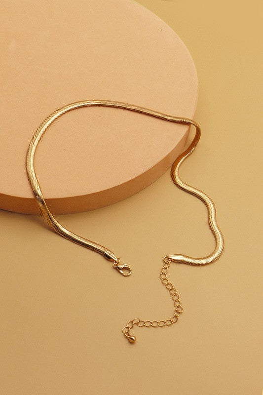The Gold Snake Chain Necklace